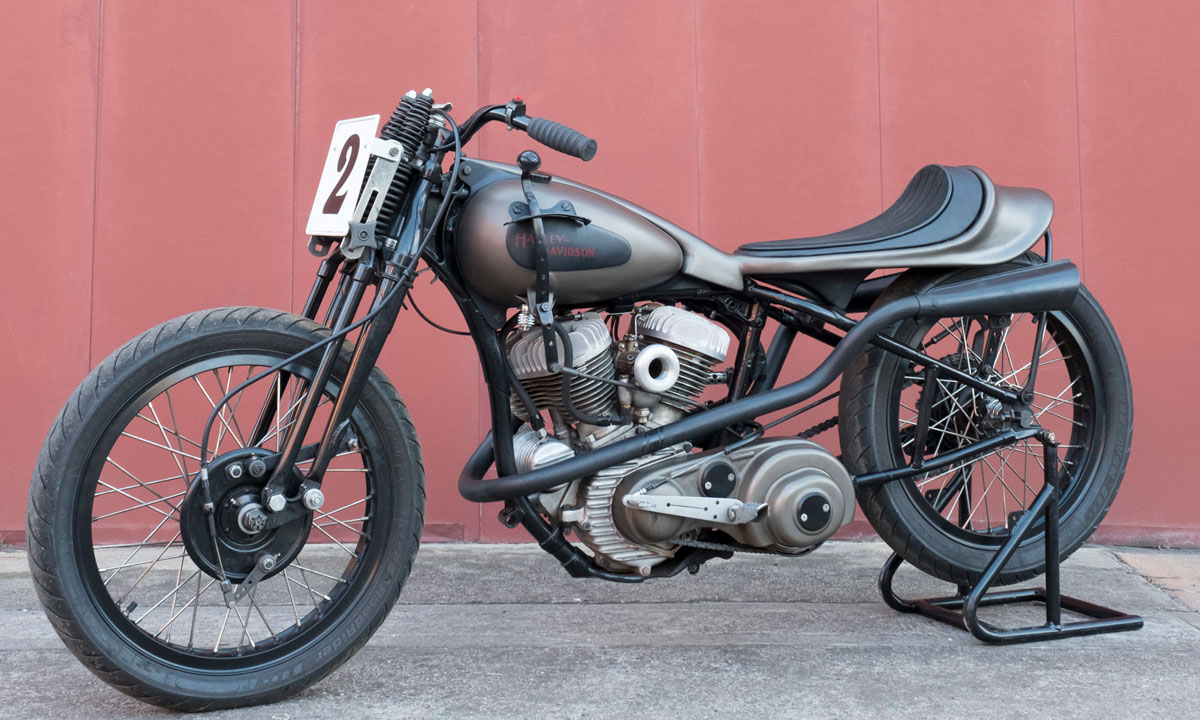 Motor Perang Jadi Cafe Racer Vintage